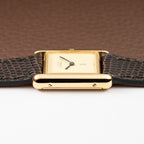 Cartier Tank Must de Lemon Dial Vermeil from 1980s