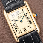 Cartier Tank Must de Lemon Roman Dial GM LM Ref 6 68001 from 1990s