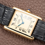 Cartier Tank Must de Lemon Roman Dial GM LM Ref 6 68001 from 1990s