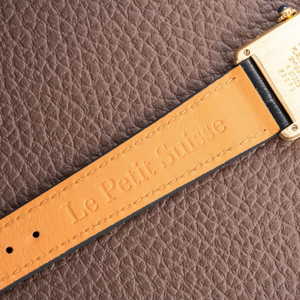 Cartier Tank Must de Lemon Roman Dial GM LM Ref 6 68001 from 1990s
