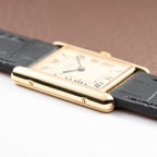 Cartier Tank Must de Lemon Roman Dial GM LM Ref 6 68001 from 1990s