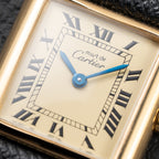 Cartier Tank Must de Lemon Roman Dial Cartier Service 2026 Vermeil PM Ref. 3 66001 from 1980S