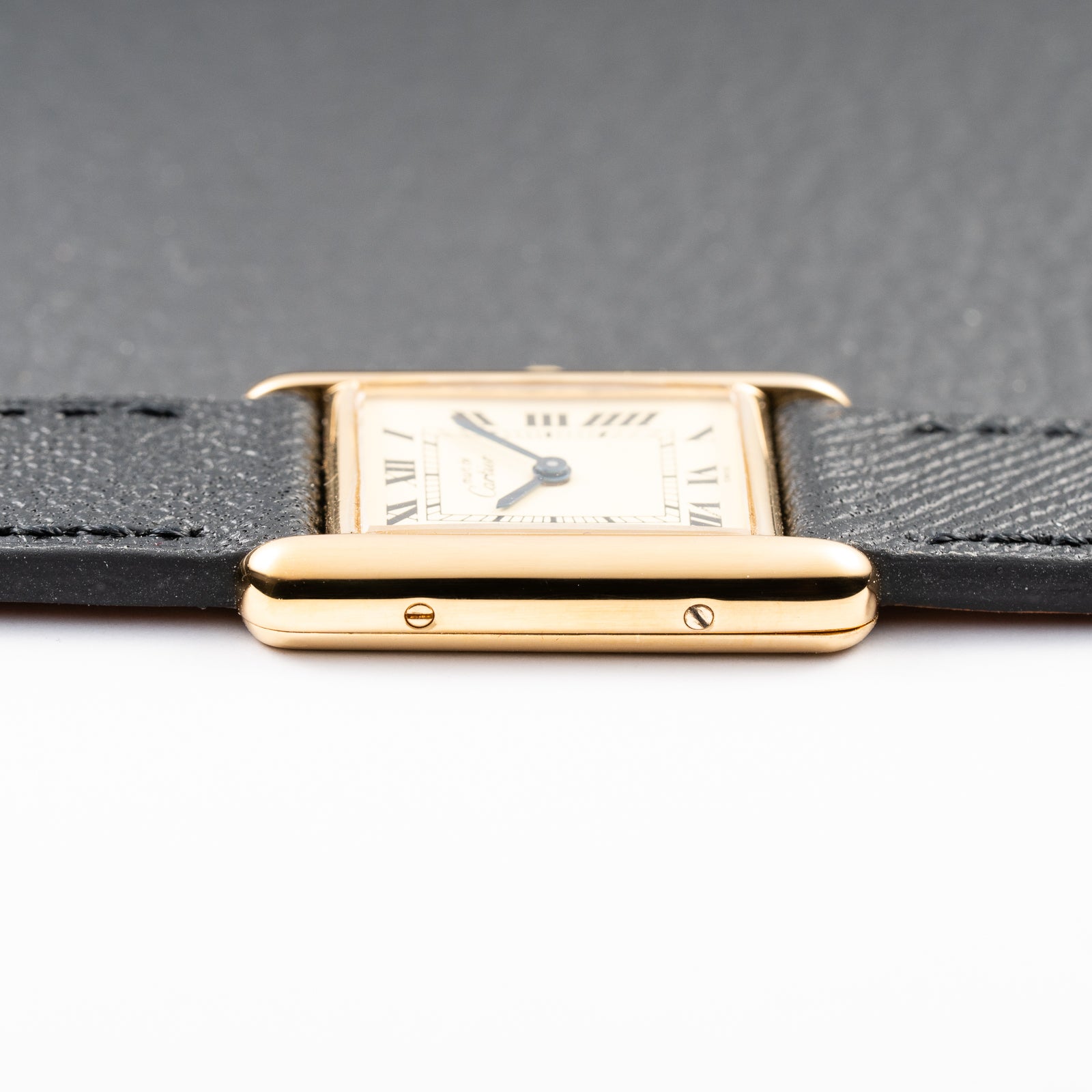Cartier Tank Must de Lemon Roman Dial Cartier Service 2026 Vermeil PM Ref. 3 66001 from 1980S
