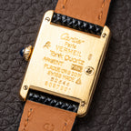 Cartier Tank Must de Lemon Roman Dial PM Vermeil Reference 5057001