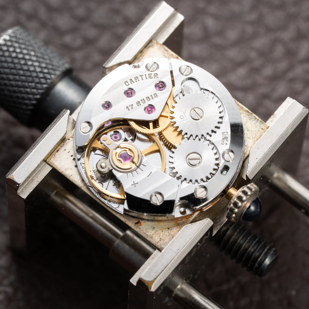 Cartier Tank Must de Vermeil Lemon Roman Dial PM from 1980s