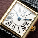 Cartier Must de Tank Vermeil White Opaline Roman Dial PM Ref. 5057001