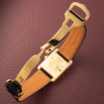 Cartier Must de Tank Vermeil White Opaline Roman Dial PM Ref. 5057001
