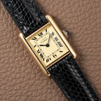 Cartier Tank Vermeil Roman Lemon Dial PM