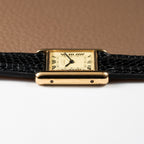 Cartier Tank Vermeil Roman Lemon Dial PM