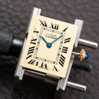 Cartier Tank Must de “Lemon” Roman Dial PM Vermeil PM Ref. 2415 from 1990s
