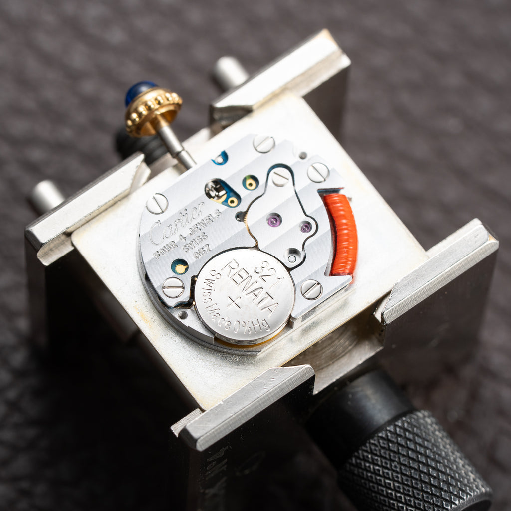 Cartier Tank Must de “Lemon” Roman Dial PM Vermeil PM Ref. 2415 from 1990s