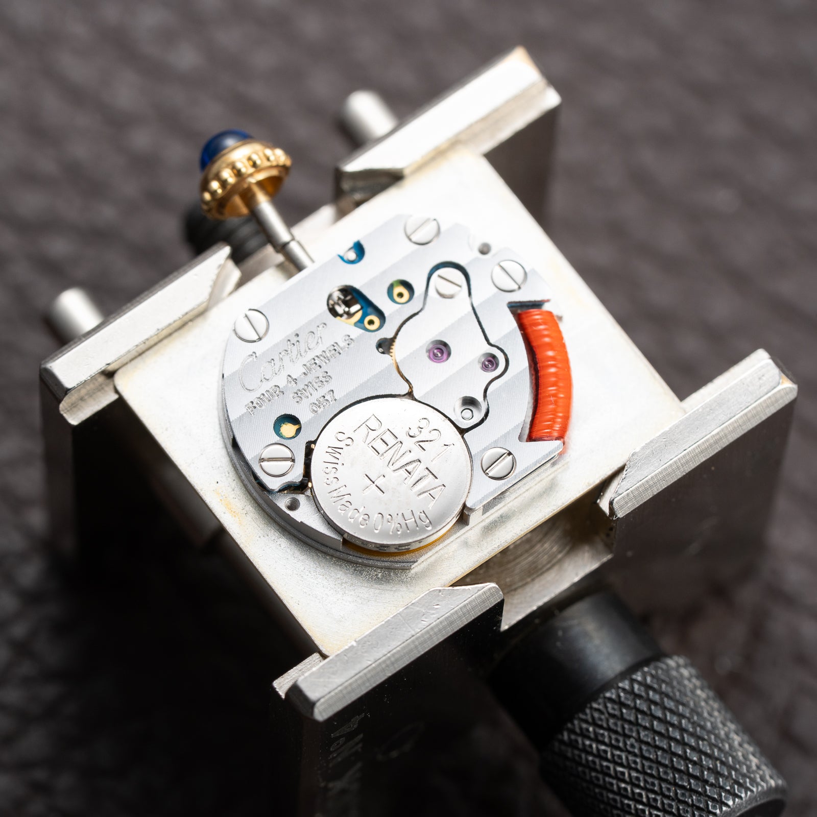 Cartier Tank Must de “Lemon” Roman Dial PM Vermeil PM Ref. 2415 from 1990s