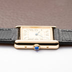 Cartier Tank Must de “Lemon” Roman Dial PM Vermeil PM Ref. 2415 from 1990s