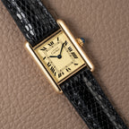 Cartier Must de Tank Vermeil Lemon Roman Dial Reference 5057001