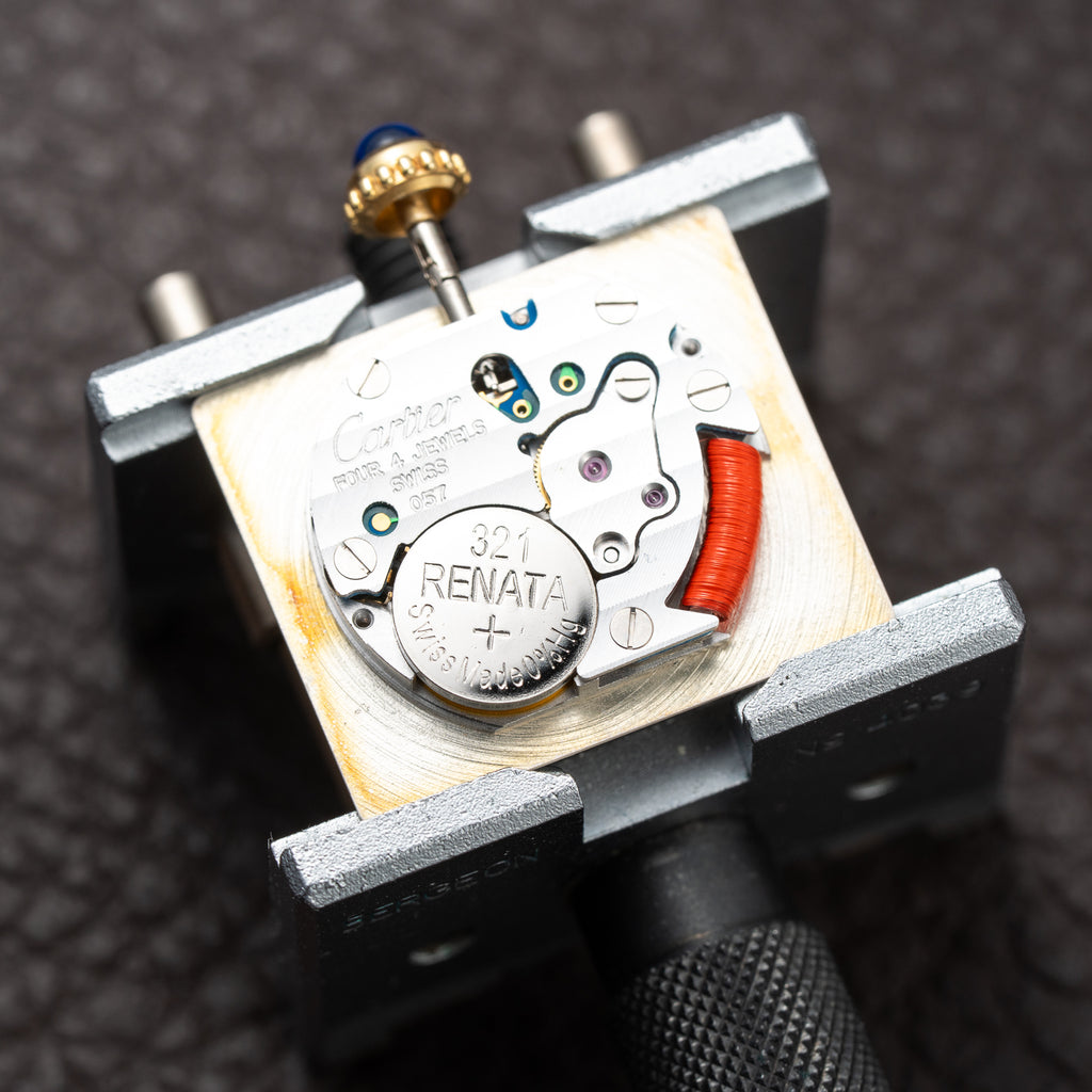 Cartier Tank Must de Vermeil White Roman Dial PM Quartz Ref. 2415 From 2000s