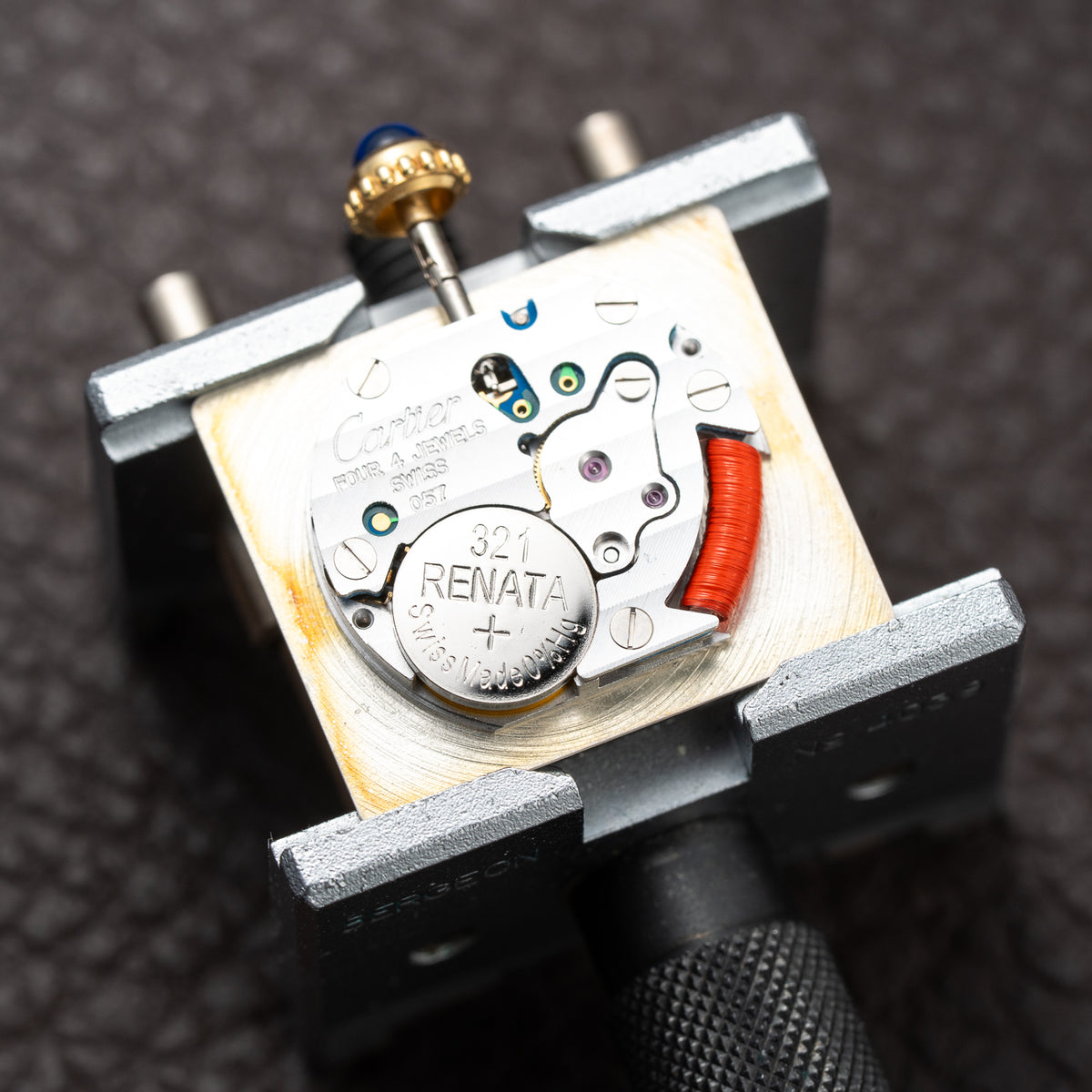 Cartier Tank Must de Vermeil White Roman Dial PM Quartz Ref. 2415 From 2000s