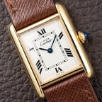 Cartier Tank Must de Vermeil White Roman Dial PM Quartz Ref. 2415 From 2000s