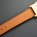 Cartier Tank Must de Roman Lemon Dial Vermeil PM 1980s