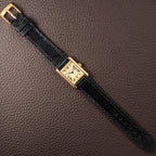 Cartier Tank Must de Roman Lemon Dial Vermeil PM 1980s