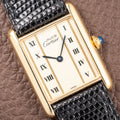 Cartier Tank Must de Vermeil GM Vendôme Roman Column Dial Ref. 590005 From 1990s