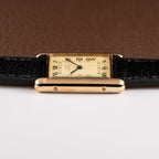 Cartier Must de Tank Vermeil Lemon Roman Dial Reference 6 81006