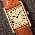 Cartier Tank Vermeil Roman Lemon Dial PM