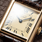 Cartier Tank Must de Vermeil Roman Lemon Dial PM