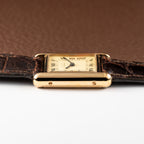 Cartier Tank Must de Vermeil Roman Lemon Dial PM