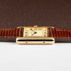 Cartier Must de Tank Vermeil Lemon Roman Dial Reference 5057001