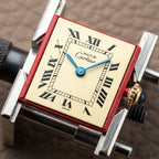 Cartier Tank  Must de Lemon Roman Dial PM Vermeil Reference 5057001