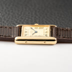 Cartier Tank  Must de Lemon Roman Dial PM Vermeil Reference 5057001