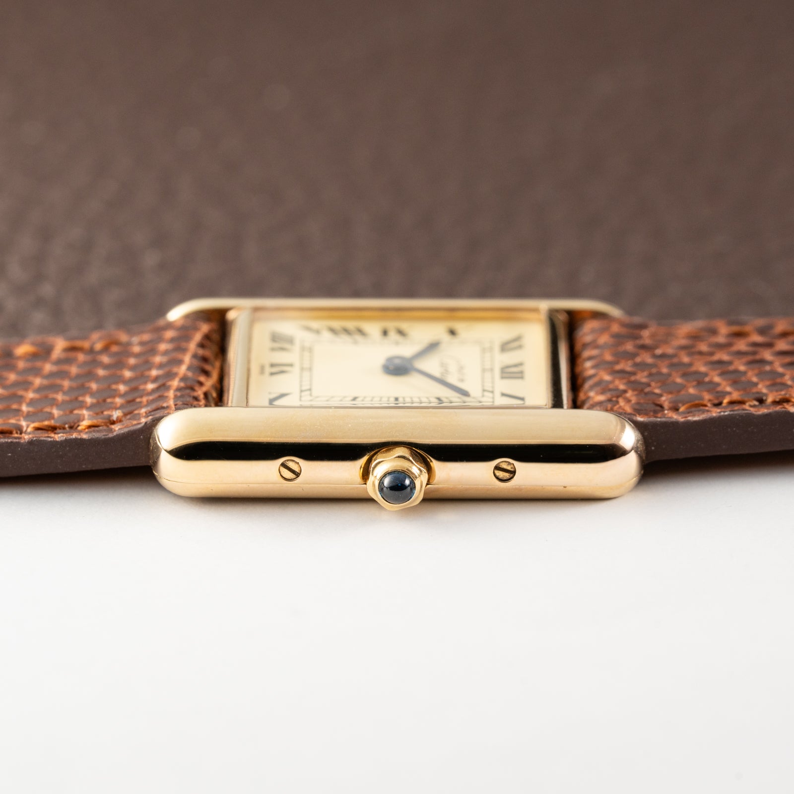 Cartier Tank  Must de Vermeil Lemon Roman Dial PM Reference 3 66001