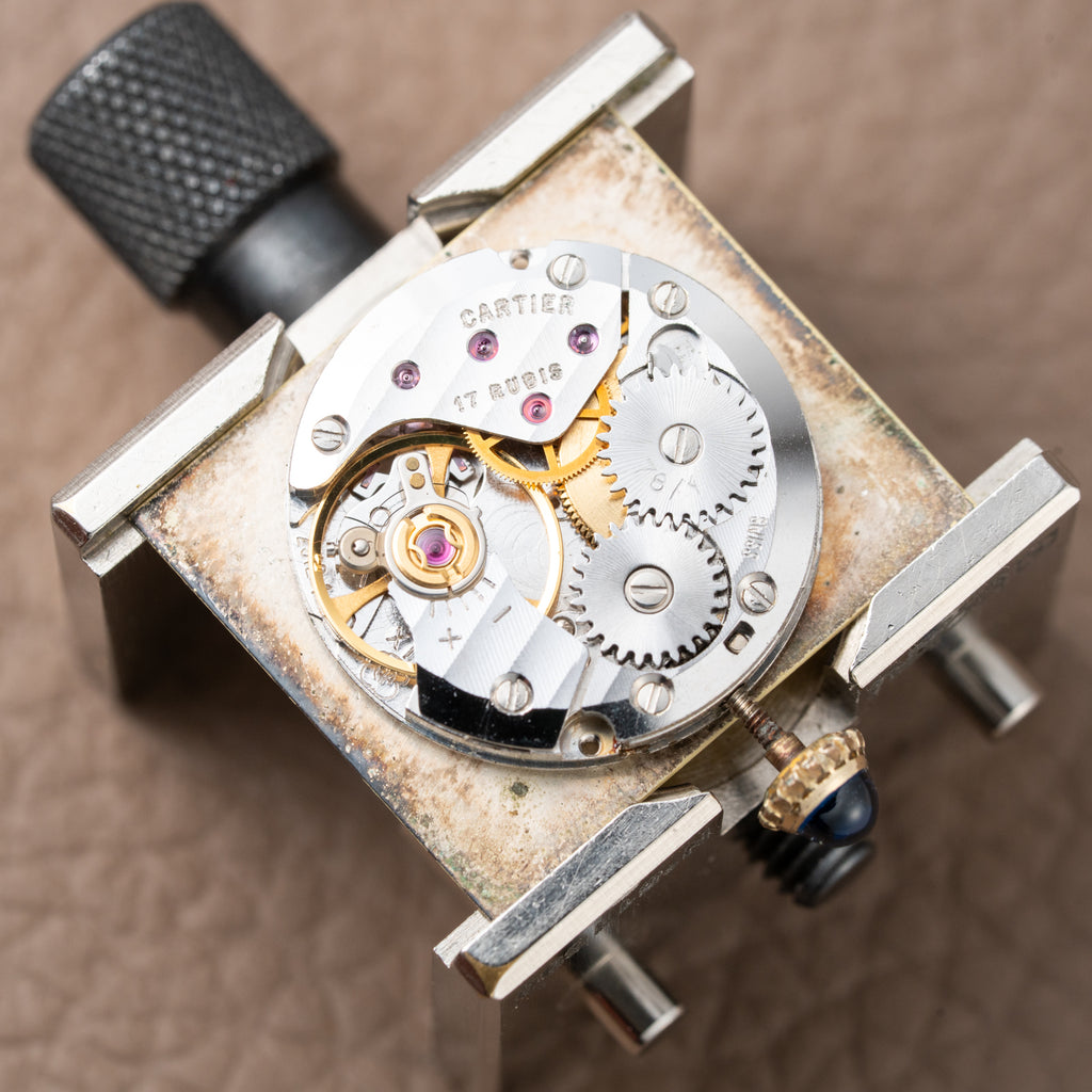 Cartier Must de Tank Vermeil Lemon Roman 1990s