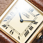 Cartier Must de Tank Vermeil Lemon Roman 1990s