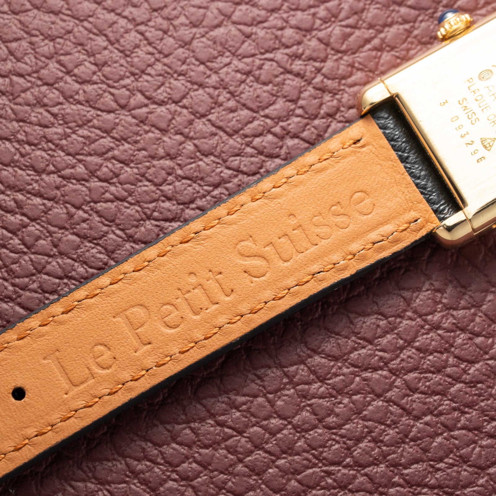 Cartier Tank Must de Vermeil Classic Roman Lemon Dial PM 1980s