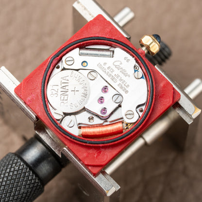 Cartier Must de Tank Vermeil Roman Full Set Ref. 3 66001 from 1986 !
