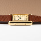 Cartier Must de Tank Vermeil Roman Full Set Ref. 3 66001 from 1986 !