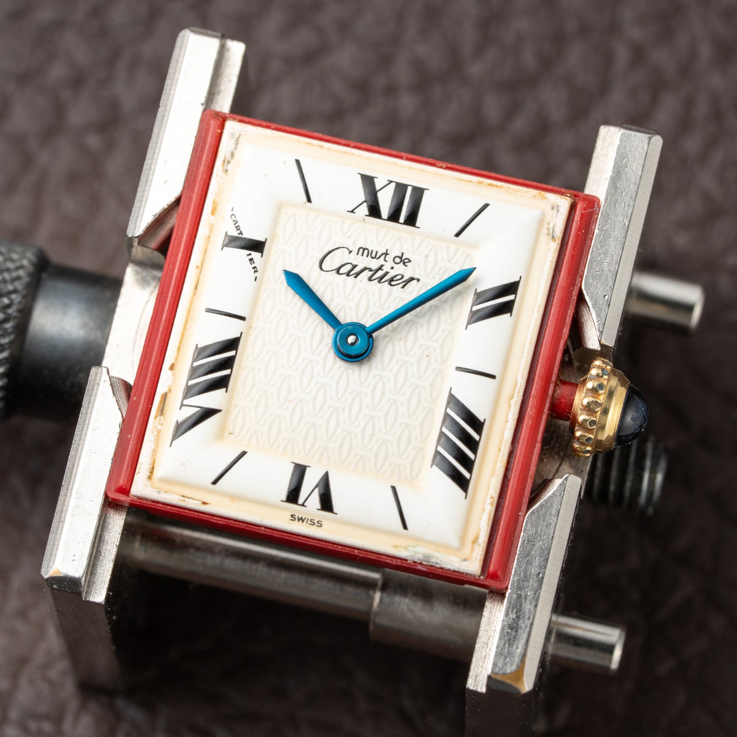 Cartier Tank Must de Vermeil White Roman Dial PM Ref. 1613