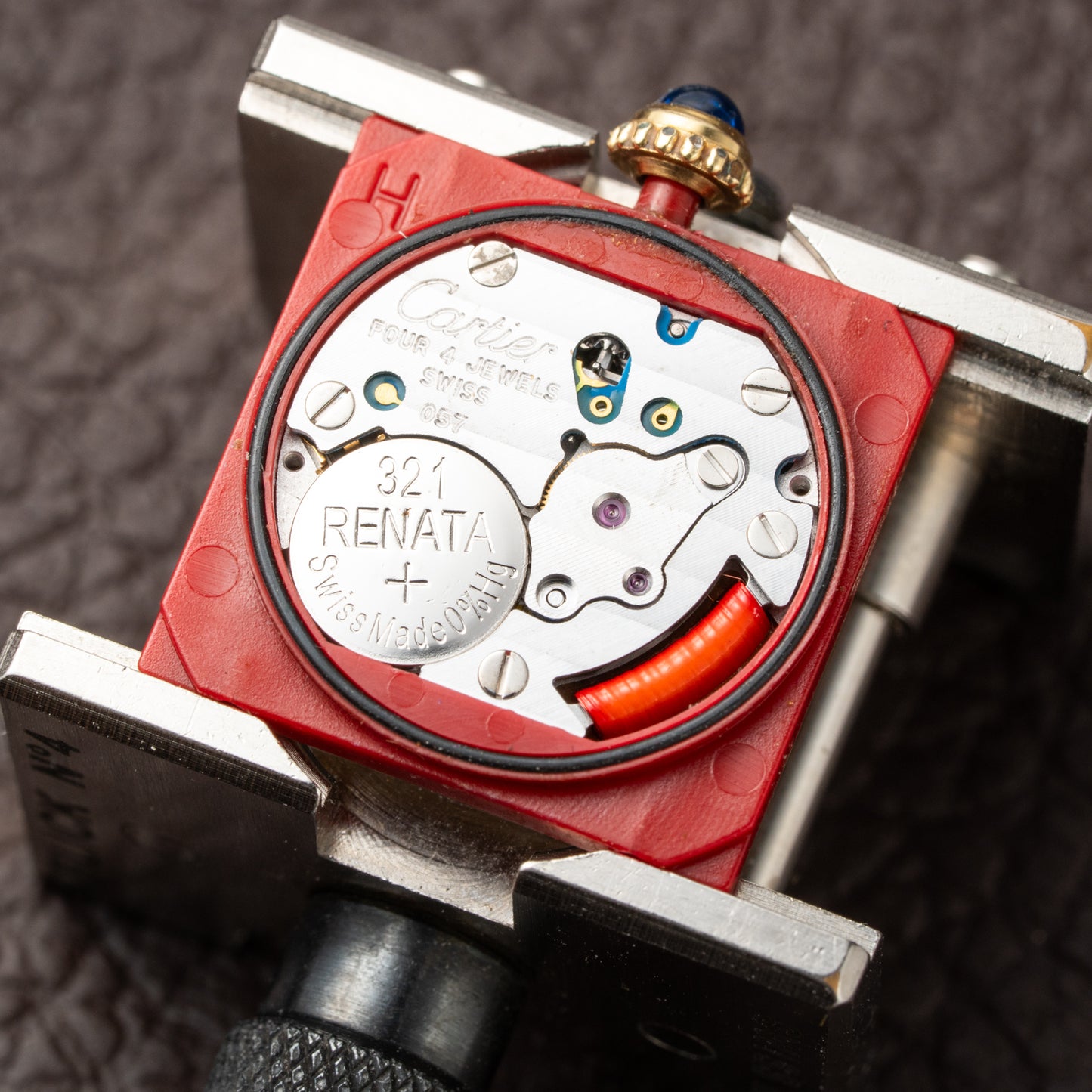 Cartier Tank Must de Vermeil White Roman Dial PM Ref. 1613