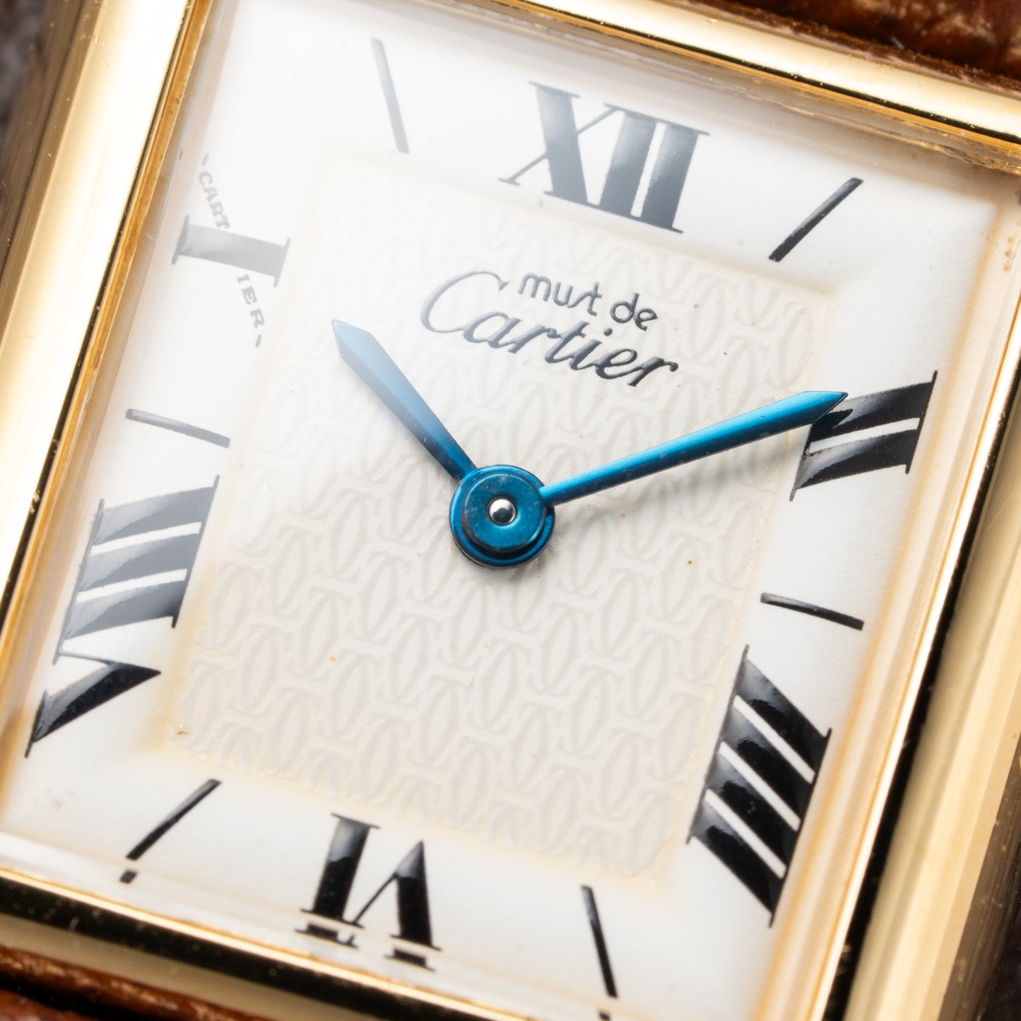 Cartier Tank Must de Vermeil White Roman Dial PM Ref. 1613