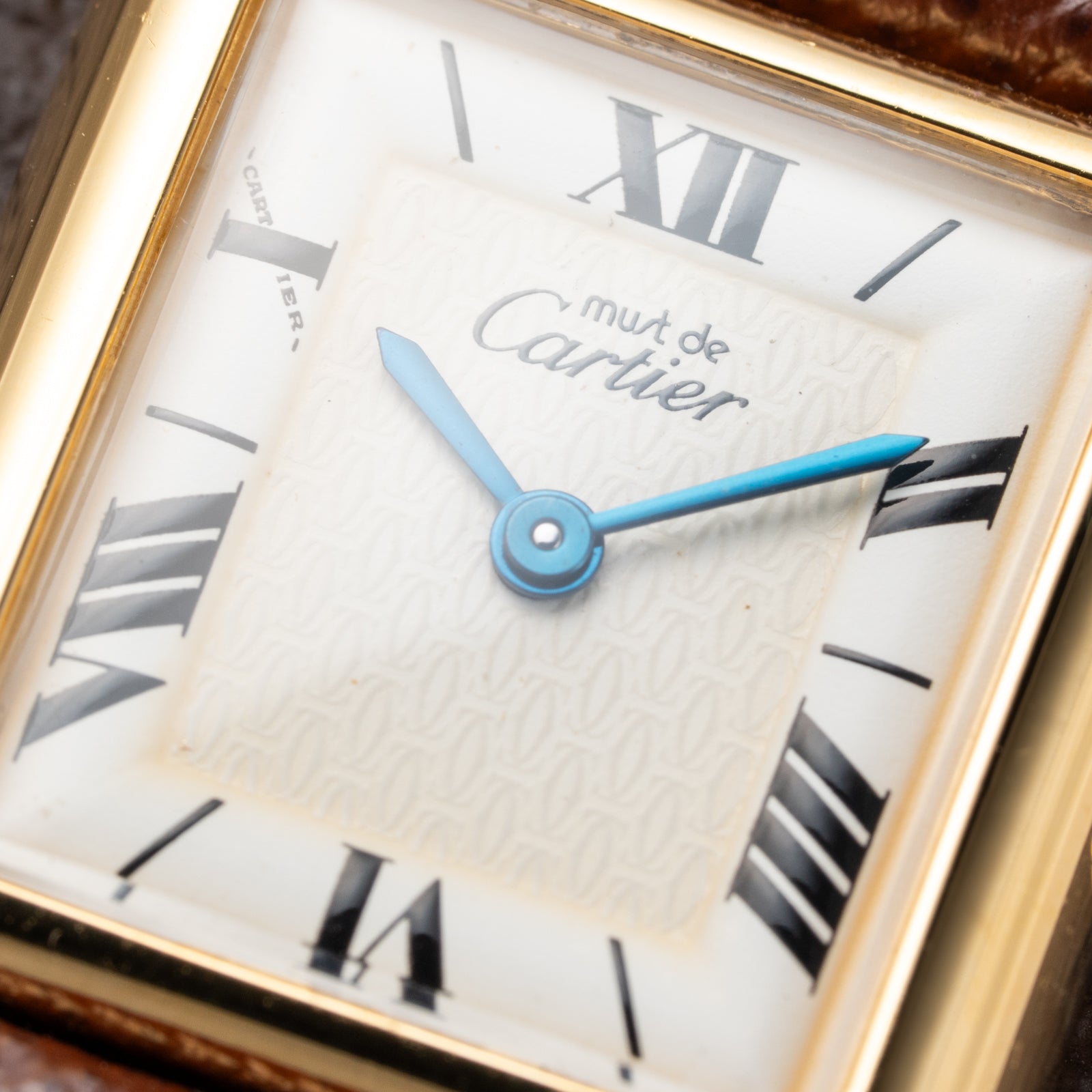 Cartier Tank Must de Vermeil White Roman Dial PM Ref. 1613