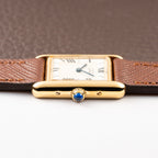 Cartier Tank Must de Vermeil White Roman Dial PM Ref. 1613