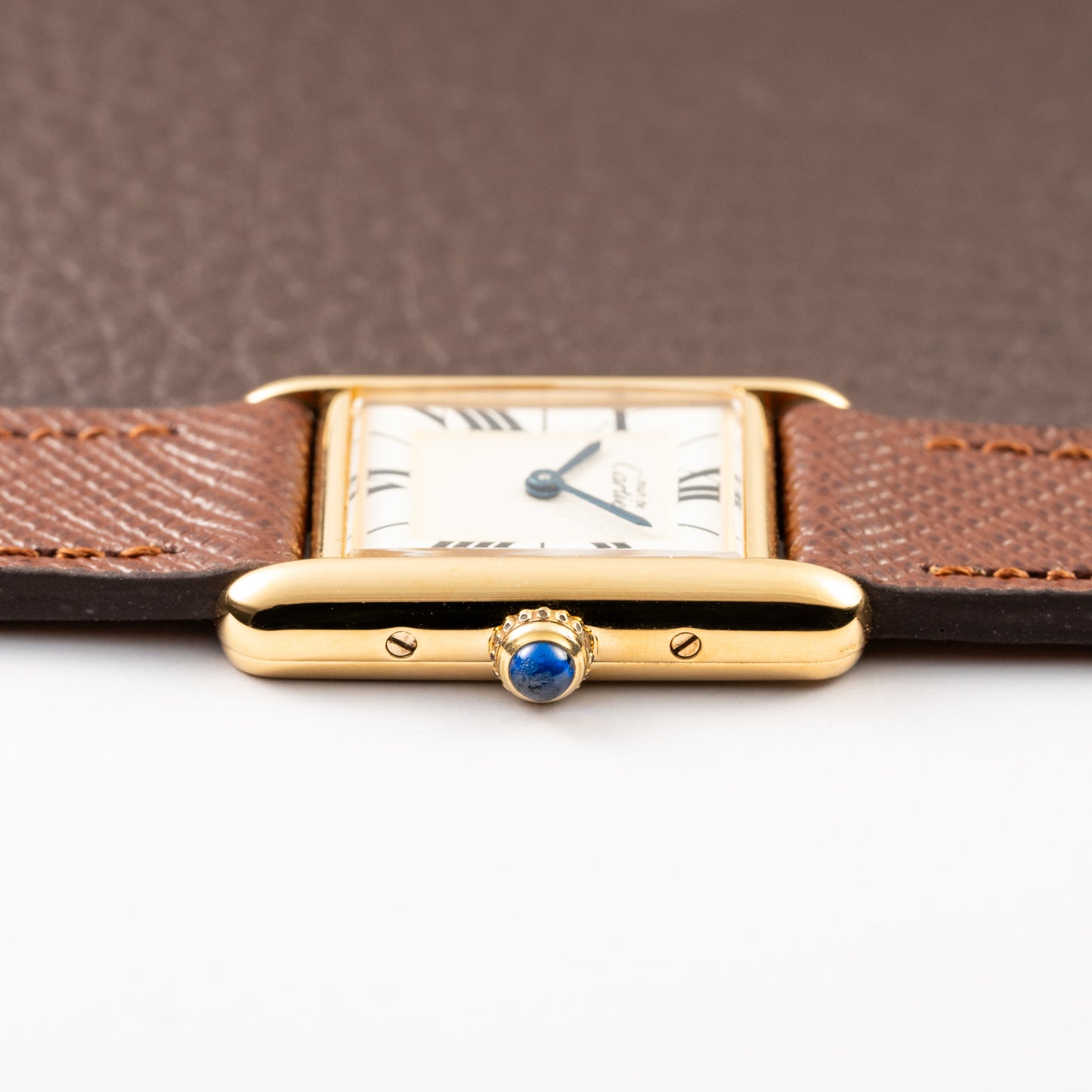 Cartier Tank Must de Vermeil White Roman Dial PM Ref. 1613