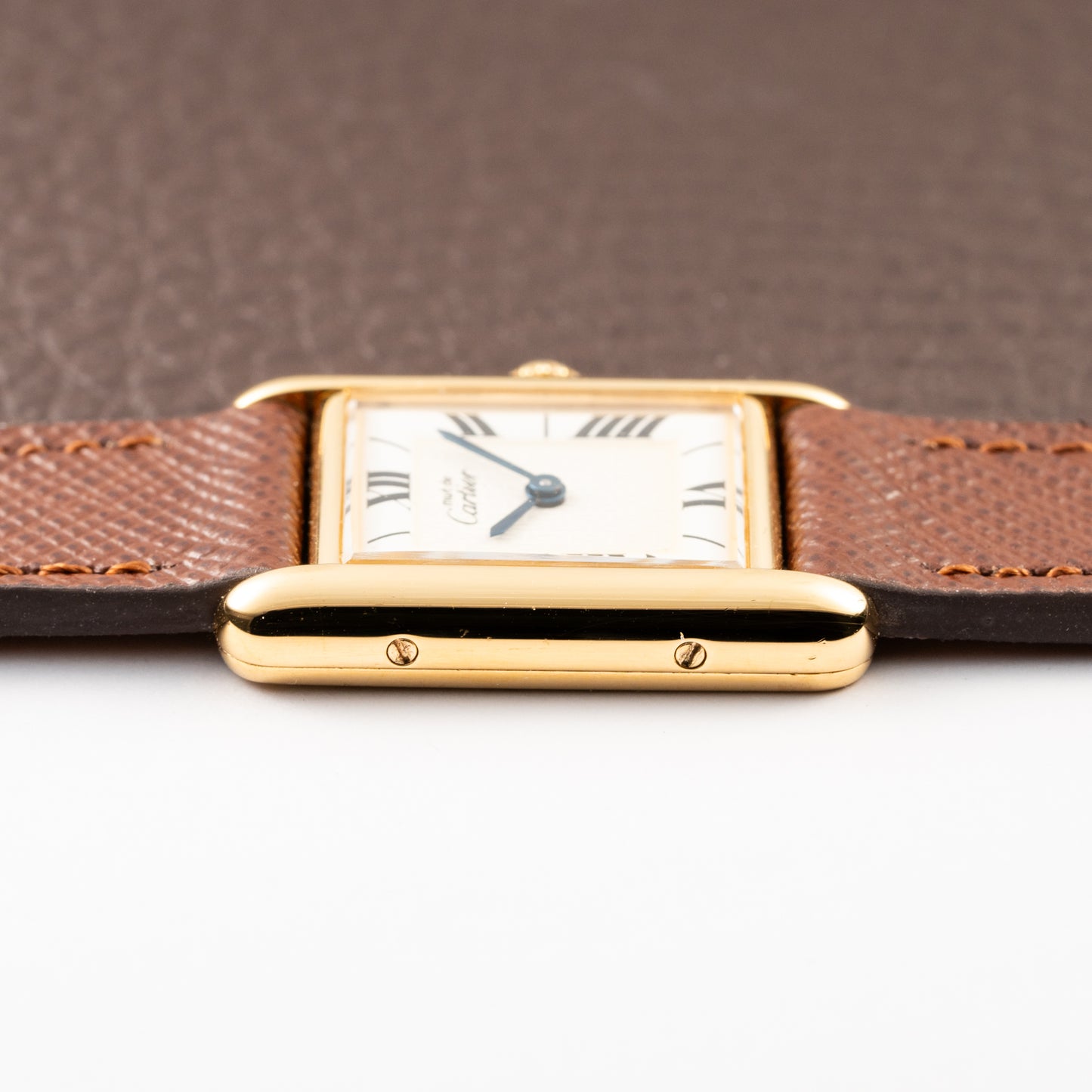 Cartier Tank Must de Vermeil White Roman Dial PM Ref. 1613