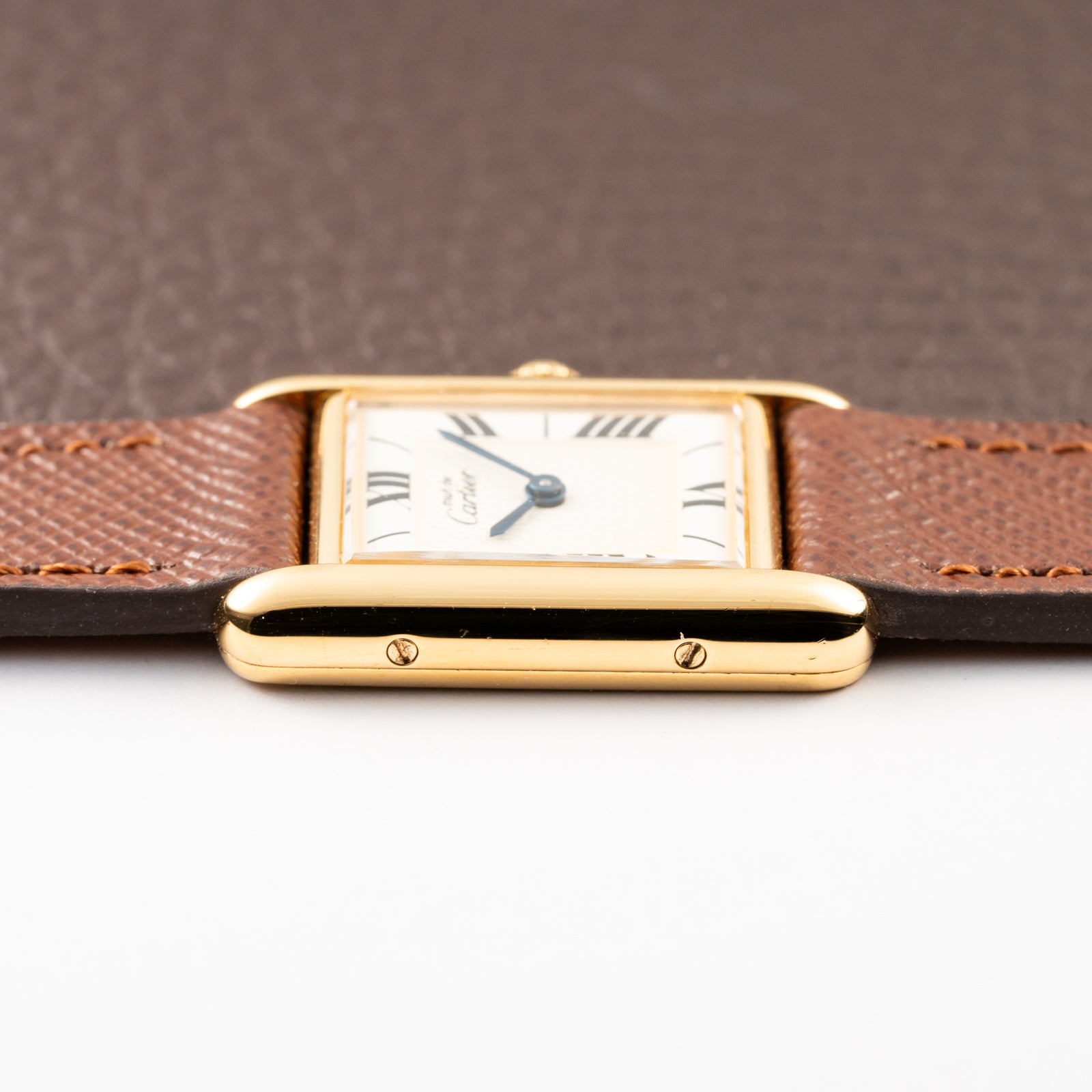 Cartier Tank Must de Vermeil White Roman Dial PM Ref. 1613
