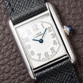 Cartier Tank Must de White Dial Silver 925 Sterling Silver Ref. 2416 From 1990s