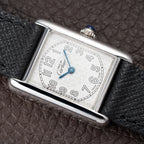 Cartier Tank Must de White Dial Silver 925 Sterling Silver Ref. 2416 From 1990s