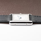 Cartier Tank Must de White Dial Silver 925 Sterling Silver Ref. 2416 From 1990s