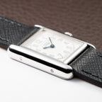 Cartier Tank Must de White Dial Silver 925 Sterling Silver Ref. 2416 From 1990s