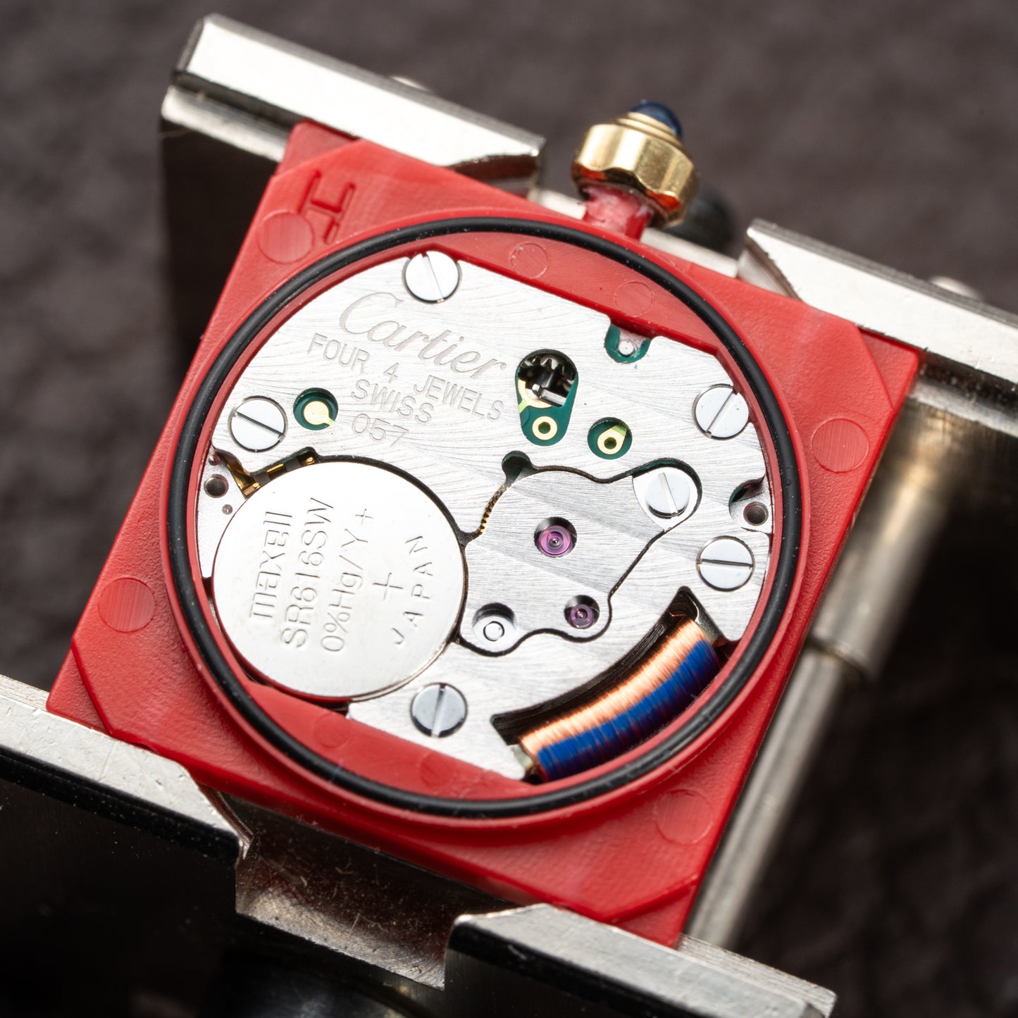 Cartier Tank Must de Silver Art Deco Dial Vermeil Full Set from 1985 with 2025 Cartier Service